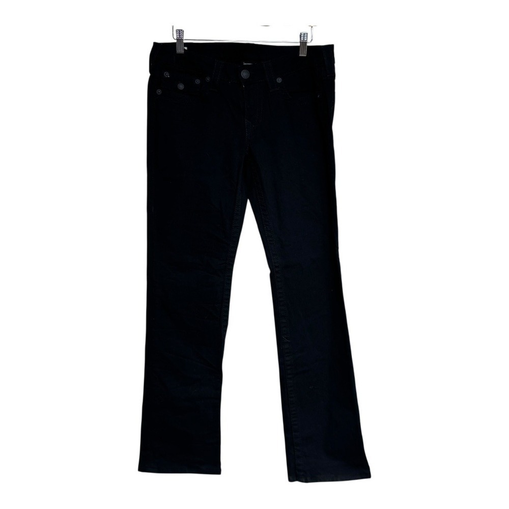 True Religion Billy Jeans Black Denim Pants Womens Fashion size 30 - Picture 4 of 11